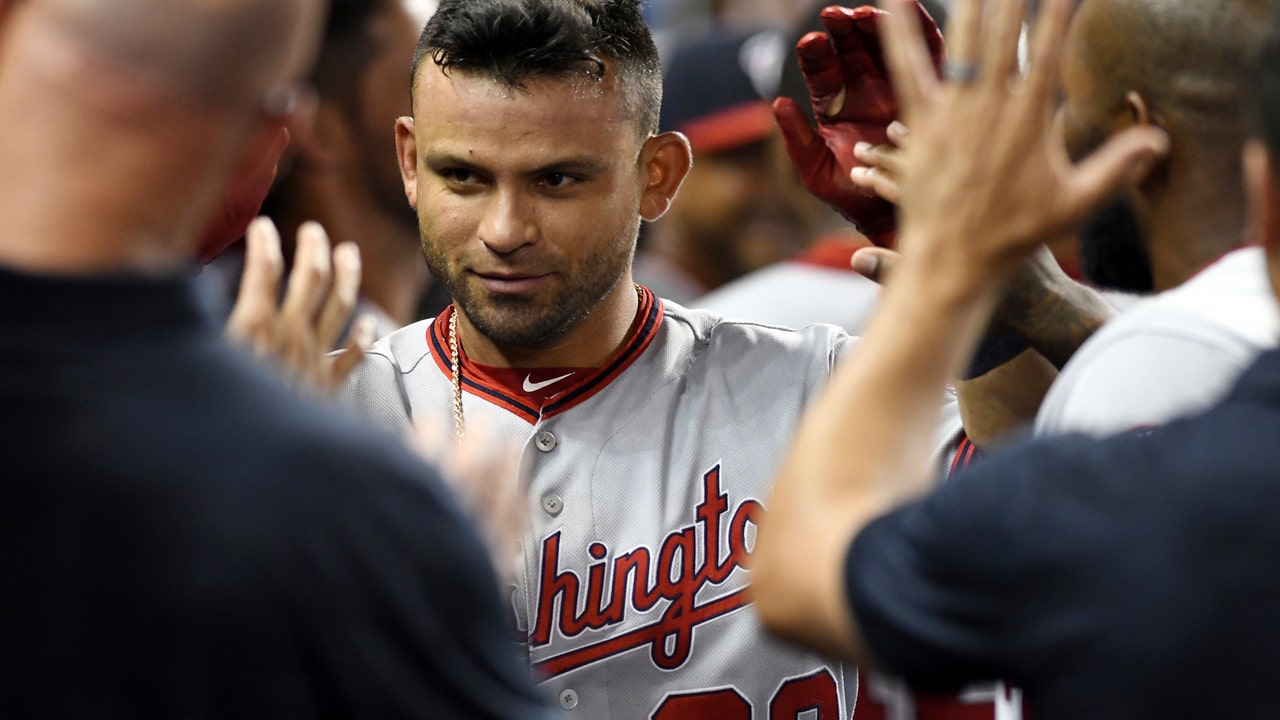 Matt Adams' 3-run homer lifts Nationals over Marlins 7-5